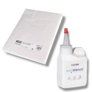 <b>ELECTRUM/INKJET</b> - PACK ECO STENCILS PRINTER INK (120ML) ET INKJET STENCILS PAPER (500 FEUILLES)