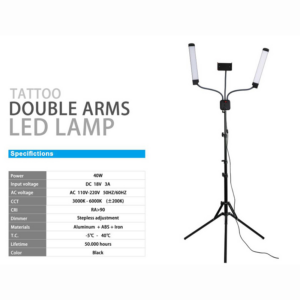 LAMPE LED DOUBLE BRAS