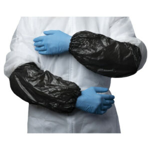 <b>NITRAS MEDICAL</b> - MANCHETTES DE PROTECTION NOIRES (100PCS)