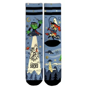 <b>AMERICAN SOCKS</b> - CHAUSSETTES MID-HIGH - ALIEN SNATCH