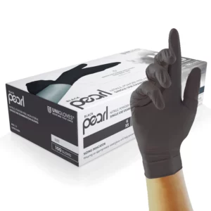 <b>UNIGLOVES</b> - BLACK PEARL - GANTS NITRILE