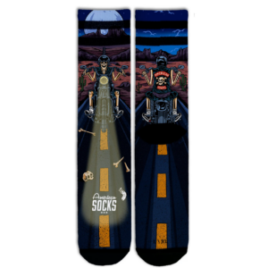 <b>AMERICAN SOCKS</b> - CHAUSSETTES MID HIGH - NIGHT RIDER