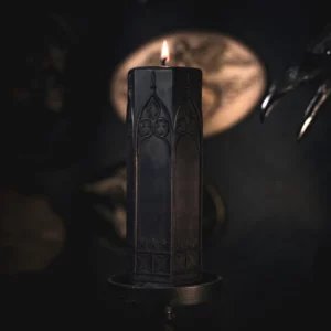 <b>THE BLACKENED TEETH</b> - CATHEDRAL GOTHIC PILLAR CANDLE