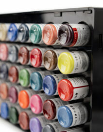 display-stand-for-black-ink-paints-