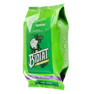 <b>BIOTAT</b> - LINGETTE DE NETTOYAGE NUMBING GREEN SOAP (40 PCS)