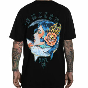 <B>SULLEN</B> – T-SHIRT - SIREN SHARK - NOIR
